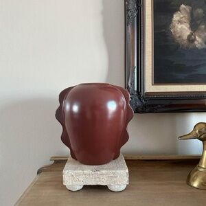 Target Studio McGee Burgundy Wave Vase